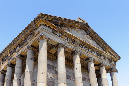 Garni temple, Hellenistic temple from the first century in Garni, Armeniaの写真素材