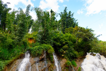Waterfall in Vietnamの写真素材
