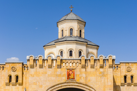 Gate of the Holy Trinity Cathedral of Tbilisi, the main Cathedral of the Georgian Orthodox Church