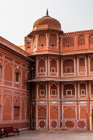 City Palace, a palace complex in Jaipur, Rajasthan, India. It was the seat of the Maharaja of Jaipur, the head of the Kachwaha Rajput clan.のeditorial素材