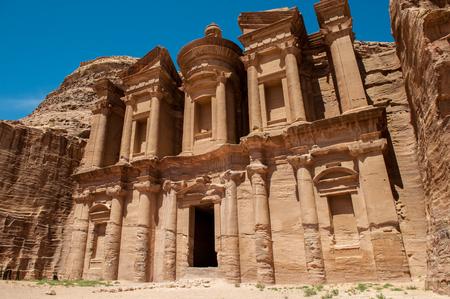 Ad Dayr Monastery, Petra, one of the New Sewen Wonders of the World, Jordan