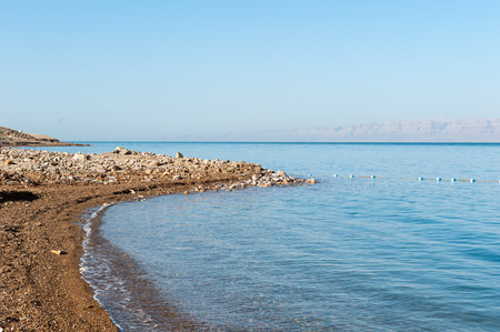 Landscape of the Dead Seaの写真素材