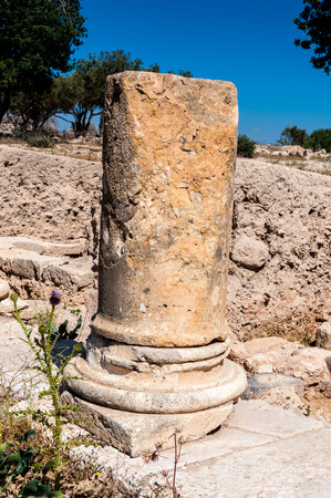 Ruins of Gadara, modern Jordanの写真素材
