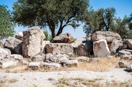 Ruins of Gadara, modern Jordanの写真素材