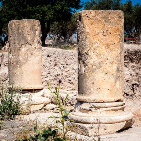 Ruins of Gadara, modern Jordanの写真素材