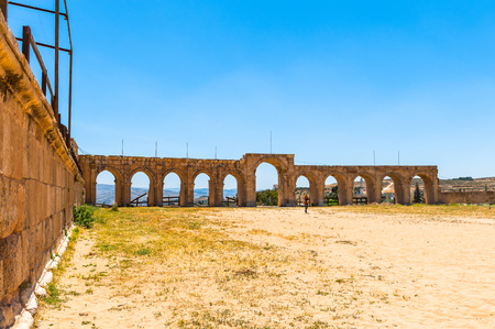 Hippodrome of Gerasa, modern Jerash, Jordanの写真素材