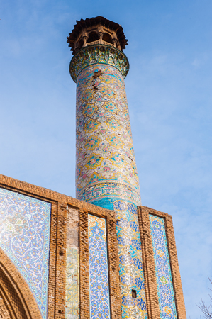 Mosque Jameoji in Qazvin, Iranの写真素材