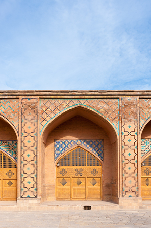 Mosque Jameoji in Qazvin, Iranの写真素材