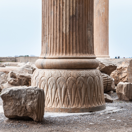 Ruins of the ancient city of Persepolis, Iran. UNESCO World heritage siteのeditorial素材