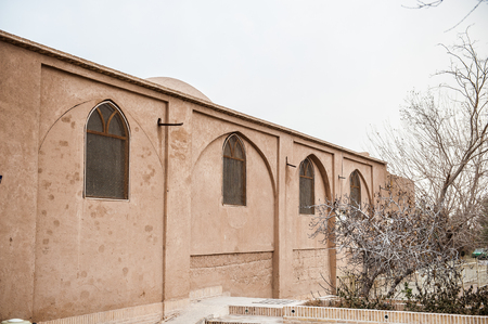 Complex of the Wind Tower complex in Yazd, Iranの写真素材