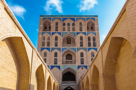 Road to the Ali Qapu Palace, a grand palace in Isfahan, Iranのeditorial素材