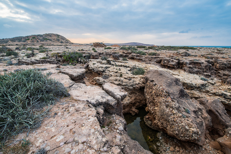 Stones, formations of the Socotra Island, Yemenの写真素材