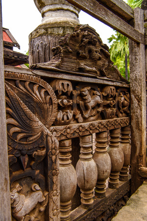 Bagaya Monastery (Maha Waiyan Bontha Bagaya), Inwa, Mandalay Region, Burma. It was built in 1593の写真素材