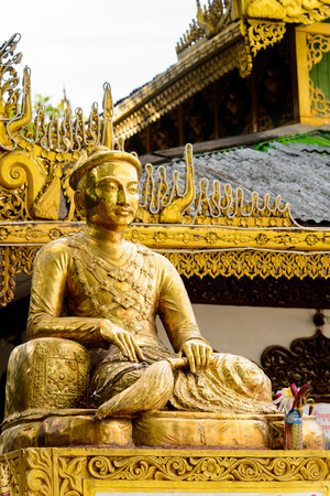 Kuthodaw Pagoda (Mahalawka Marazein), (Royal Merit), is a Buddhist stupa, in Mandalay, Burma (Myanmar), that contains the world's largest book.のeditorial素材
