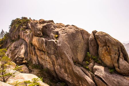 Landscape of the Mount Kumgang (Diamond Mountain) of the Mount Kumgang Tourist Region in North Koreaの写真素材