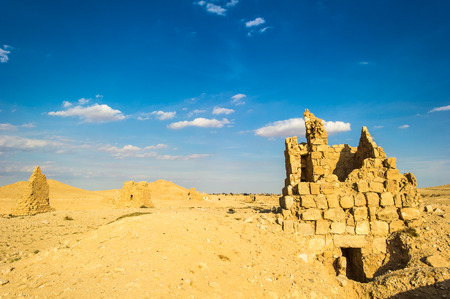 Landscape near Palmyra, Syriaの写真素材