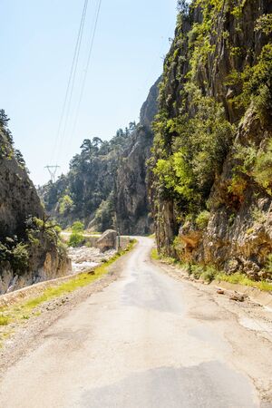 Nature of the Taurus mountains in Turkeyの写真素材