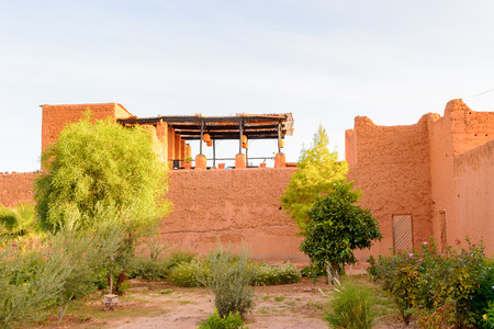 OUARZAZATE, MOROCCO - SEP 6, 2015: Ouarzazate cinema museum, Morocco. One of the torustic destinations of Ouarzazateのeditorial素材