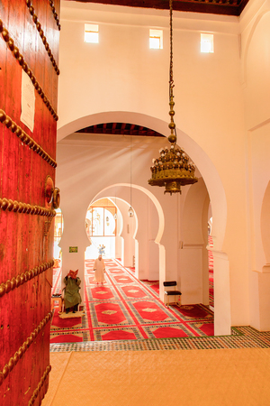 FES, MOROCCO - SEP 9, 2015: Architecture of Fez, the second largest city of Morocco. Fez was the capital city of modern Morocco until 1925 andのeditorial素材