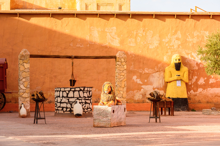OUARZAZATE, MOROCCO - SEP 6, 2015: Ouarzazate cinema museum, Morocco. One of the torustic destinations of Ouarzazateのeditorial素材