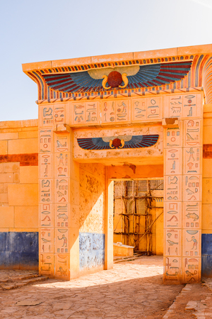 OUARZAZATE, MOROCCO - SEP 6, 2015: Decoation of the Atlas Corporation Studios, one of the world's largest film studiosのeditorial素材