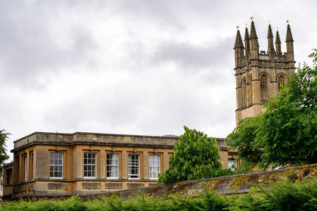 OXFORD, ENGLAND - JULY 10, 2016:  Chapel of Merton College, Oxford, England. Oxford is known  as the home of the University of Oxfordのeditorial素材