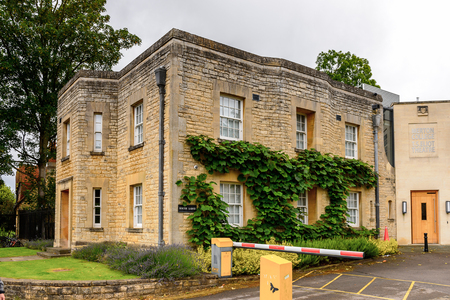 OXFORD, ENGLAND - JULY 10, 2016: Merton College, Oxford, England. Oxford is known as the home of the University of Oxfordのeditorial素材