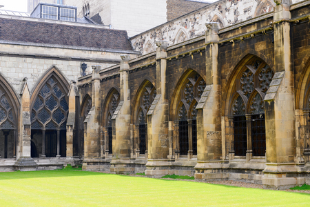 LONDON, ENGLAND - JULY 20, 2016: Westminster Abbey (Collegiate Church of St Peter at Westminster), UNESCO World Heritage Siteのeditorial素材