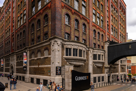 DUBLIN, IRELAND - JULY 12, 2016: Guinness Brewery. Guinness is an Irish dry stout produced by Diageo originated in the brewery of Arthur Guinnessのeditorial素材