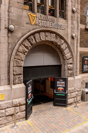 DUBLIN, IRELAND - JULY 12, 2016: Guinness Brewery. Guinness is an Irish dry stout produced by Diageo originated in the brewery of Arthur Guinnessのeditorial素材