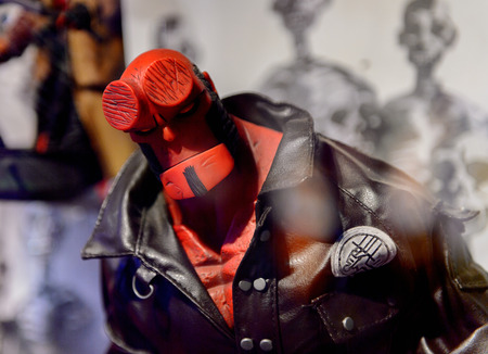 GENOVA, ITALY - MAY 4, 2016: Hellboy,  International cinema museum in Genova, Italy. Museum with...