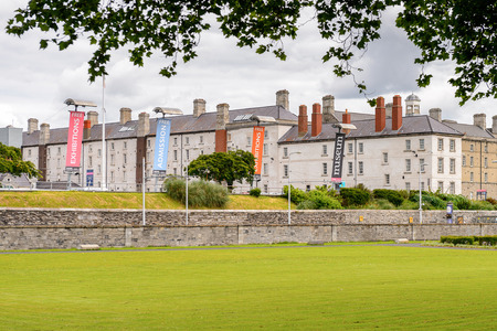 DUBLIN, IRELAND - JULY 12, 2016: Architecture of Dublin, the capital and largest city of Ireland.のeditorial素材