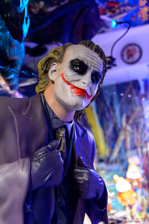 GENOVA, ITALY - MAY 4, 2016: Jocker, International cinema museum in Genova, Italy. Museum with collections about the popular Hollywood movies.のeditorial素材