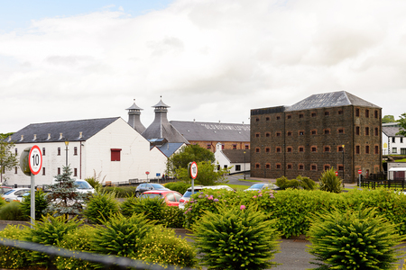 BUSHMILLS, NI - JULY 15, 2016: Old Bushmills Whiskey Distillery. It is a popular tourist attractionのeditorial素材