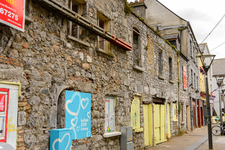 GALWAY, IRELAND - JULY 13, 2016: Architecture of Galway, Ireland. Galway will be European Capital of...