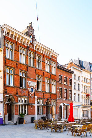 ANTEWERP, BELGIUM - JUN 5, 2015: Architecture in Antwerp, Belgium. Antwerp is the capital of Antwerp province and the most populous city in Belgiumのeditorial素材