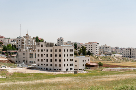 AMMAN, JORDAN - MAY 3, 2014: Architecture of Amman. Amman is is the capital and most populous city of the Kingdom of Jordan.のeditorial素材