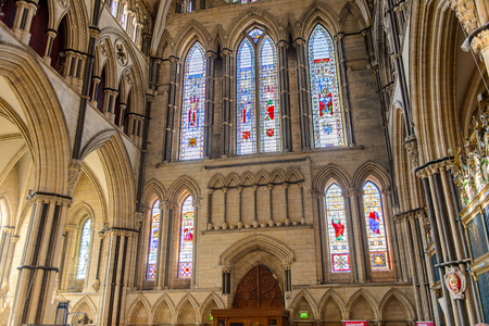 YORK, ENGLAND - july 19, 2016: York Minster (Cathedral and Metropolitical Church of Saint Peter), York, England. Listed Building â Grade Iのeditorial素材