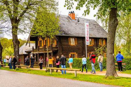 POTSDAM, GERMANY - APR 30, 2015: Alexandrowka, russian colony village in Potsdam, Germanyのeditorial素材