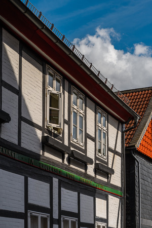 GOSLAR, GERMANY - MAY 4, 2015: Architecture in the historic Town of Goslar. Goslar Historic Town is a UNESCO World Heritage siteのeditorial素材