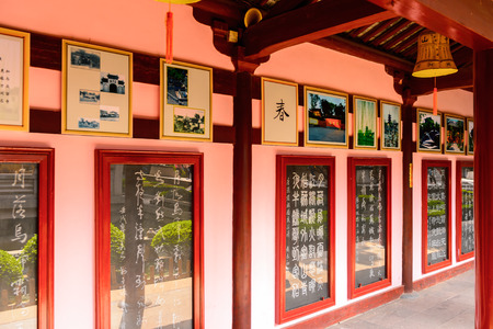 SUZHOU, CHINA - APR 1, 2016: Bao'en Temple complex in Suzhou, Jiangsu Province, China. One of the Buddha temples in Chinaのeditorial素材