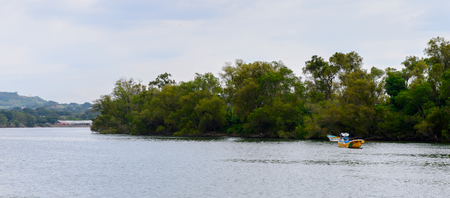 CHIAPAS, MEXICO - NOV 1, 2016: Sumidero Canyon National Park, Chipas, Mexico. The place is the second most important tourist site in Chiapasのeditorial素材