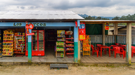 CHIAPAS, MEXICO - NOV 2, 2016: One of the maya villages in Chiapas state of Mexico. Here live the real people of the maya originのeditorial素材