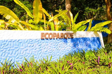 UXMAL, MEXICO - NOV 4, 2016: Choco-story Uxmal, a chocolate museum, a touristic attraction in Mexicoのeditorial素材