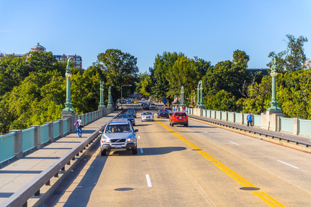 WASHINGTON, USA - SEP 24, 2015: Architecture of Washington DC.  Washington is the capital of the United Statesのeditorial素材
