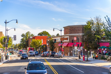 WASHINGTON, USA - SEP 24, 2015: Architecture of Washington DC.  Washington is the capital of the United Statesのeditorial素材