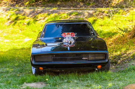 LOS ANGELES, USA - SEP 27, 2015: Car from the Fast and Furious movie at the Hollywood Universal...