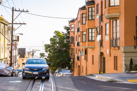 SAN FRANCISCO, USA - OCT 5, 2015: Architecture of San Francisco. San Francisco is the cultural, commercial, and financial center of Northern Californiaのeditorial素材