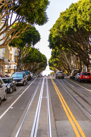SAN FRANCISCO, USA - OCT 5, 2015: Architecture of San Francisco. San Francisco is the cultural, commercial, and financial center of Northern Californiaのeditorial素材
