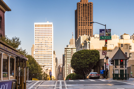 SAN FRANCISCO, USA - OCT 5, 2015: Architecture of San Francisco. San Francisco is the cultural, commercial, and financial center of Northern Californiaのeditorial素材